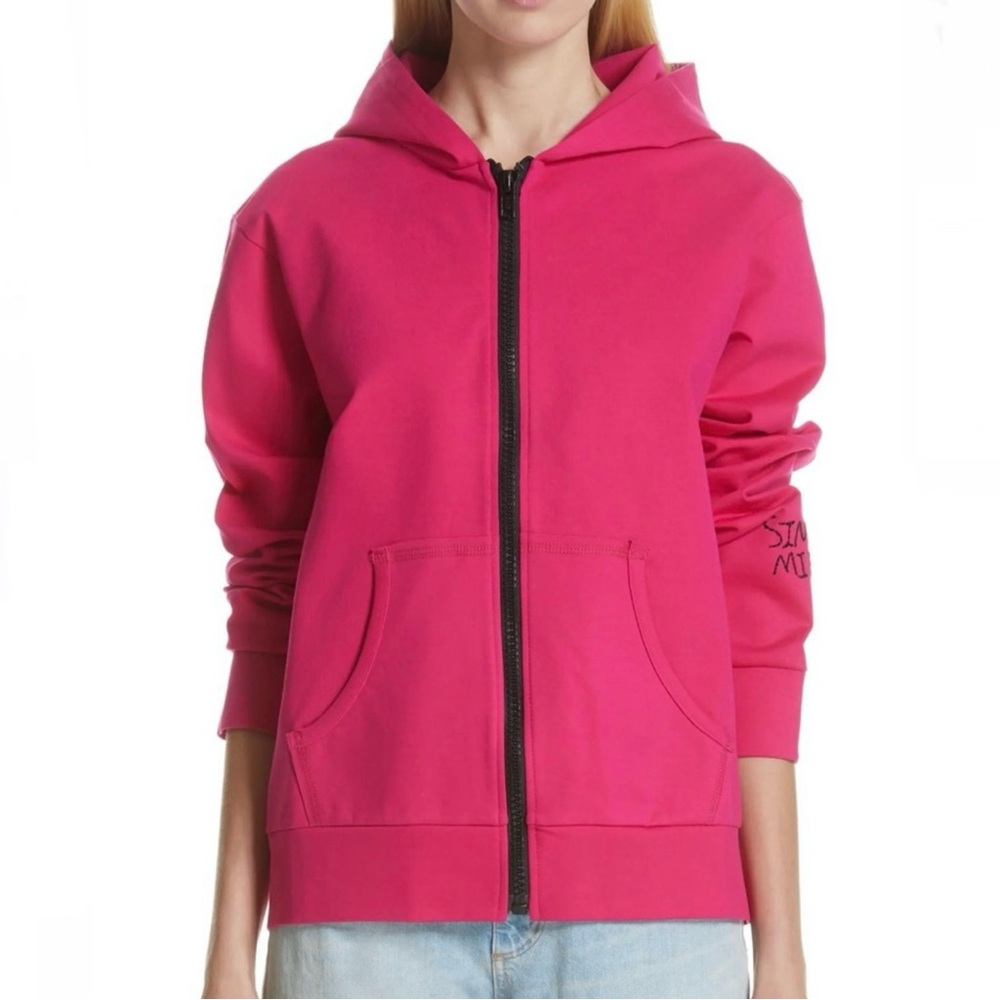 NEW SIMON MILLER PINK ZIP HOODIE